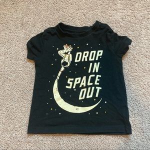 Rumi & Ryder space tee shirt (glow in the dark)